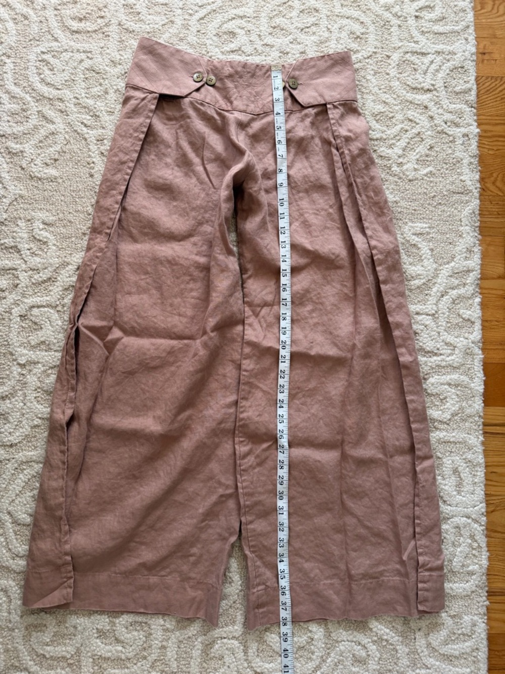 Chintamani Alchemi Button Linen Pants - Picture 8 of 11